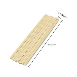 China 5.5inch 140mm Bamboo Disposable Coffee Stirrers Wrapped Stir Sticks wholesale