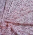 2017 Hot Sale Pink Hollow-out the Five-Star Flower Fall-Plate Stitch Lace