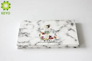 China Marbling Style Empty Eyeshadow Palette , 12 Pans Empty Eyeshadow Container wholesale