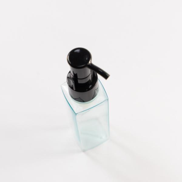 150ml Square Blue Clear Plastic Bottle For Toner Shampoo Lotion
