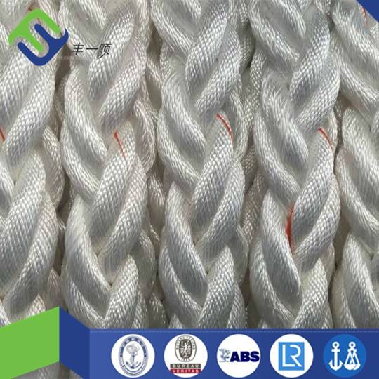 Mooring Nylon Mooring Line 48mmx220m Hawser 8 Strand Braided Yacht Rope