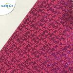 Good Quality Mesh Glitter pu shoe Leather