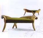 Italian Style Luxury Chaise Lounge Solid Wood Hand Carved Chaise 1865*820*840mm