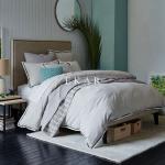 Modern Fabric Divan Upholstered Simple Design Wooden Bed