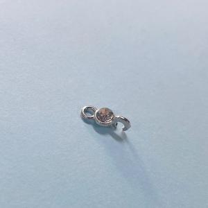 China Moon Shape Metal Trims Bra Charms Length Within 15mm wholesale