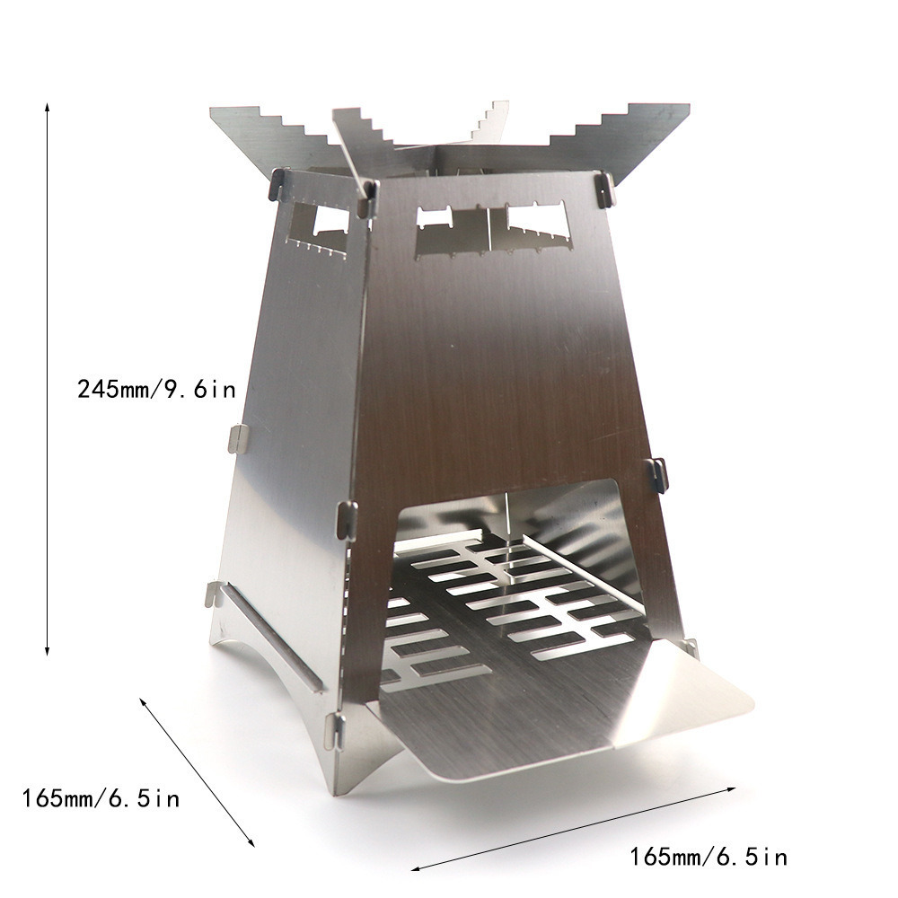 Portable Stainless Steel Camping BBQ Grill