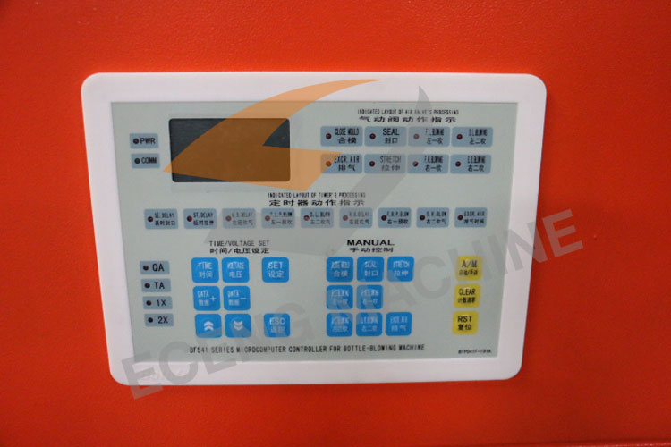 16KW Semi Auto Bottle Blowing Machine 200ml 500ml 1 Litre Blow Moulding