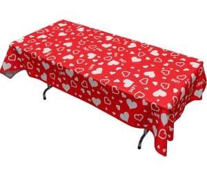 China Disposable Table Cover for Festival Party with Custom Design wholesale
