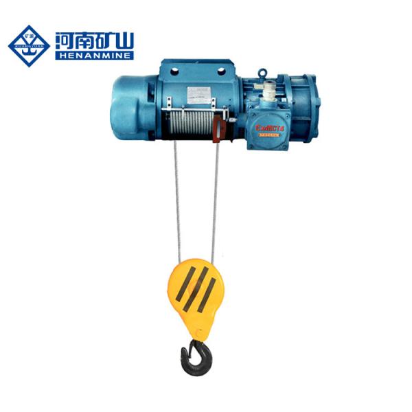 CD MD 5t Electric Wire Rope Crane Hoist Single / Double Speed