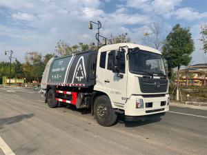 China Dongfeng 190hp Engine Garbage Compactor Truck With 12cbm Tank wholesale