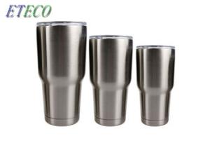 China Wine Reusable Insulated Cups 304 Stainless Steel Natural Round Ecofriendly wholesale