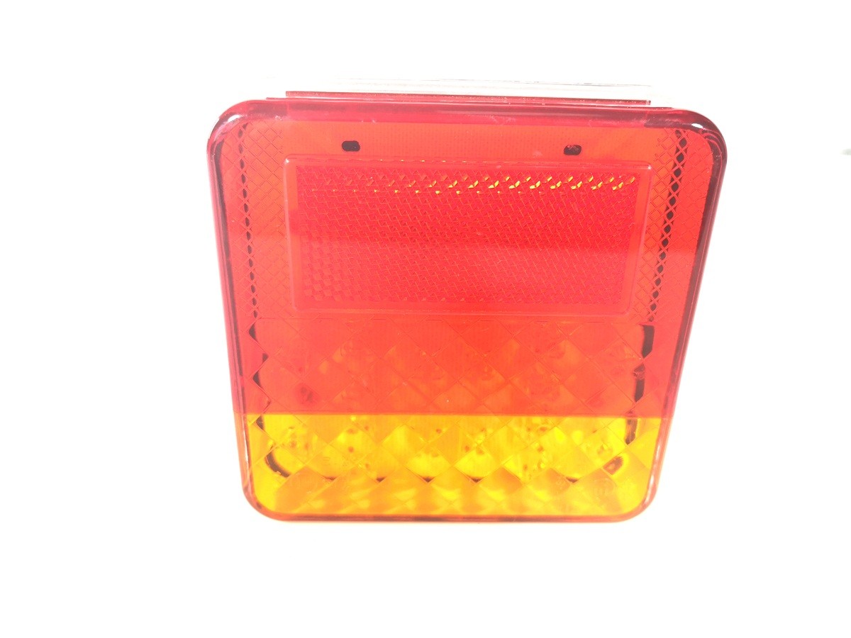 Square Emergency Trailer Lamps Waterproof Trailer Tail Lights Use In Truck Side