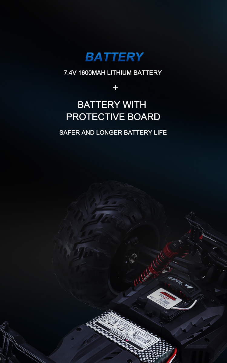 N516 2.4G 1/10 Scale Remote Control RC Car Off Road Radio Controlled Cars 80M