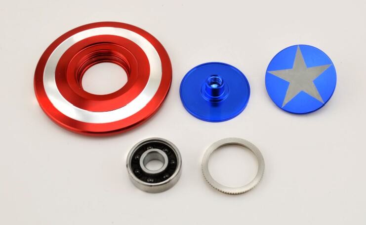 Captain America Si3n4 hybrid ceramic bearing fidget spinner,hand spinner 1114