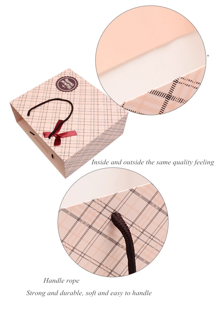 Recycled Wedding Kraft Paper Gift Bags With Handles Printable