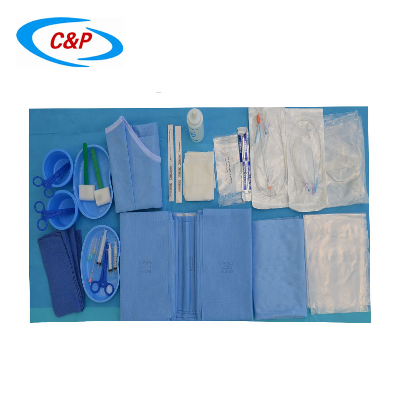 OEM Cardiovascular Surgery Drape Pack With Femoral And Radial Incise Film For Single Use