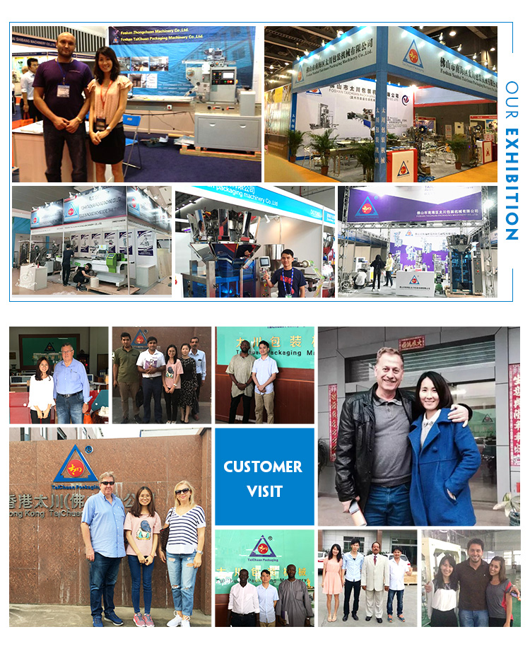 Multi-function 4 head linear weigher high accuracy full automatic good quality vertical washing powder packing machine