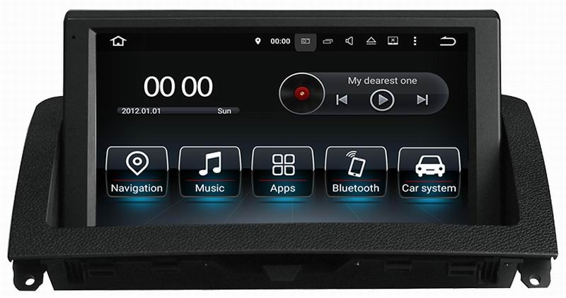 Ouchuangbo original car style 8 inch car audio gps for Mercedes Benz W204 C200 C220 C300 2007-2011 android 9.0 OS 4+64