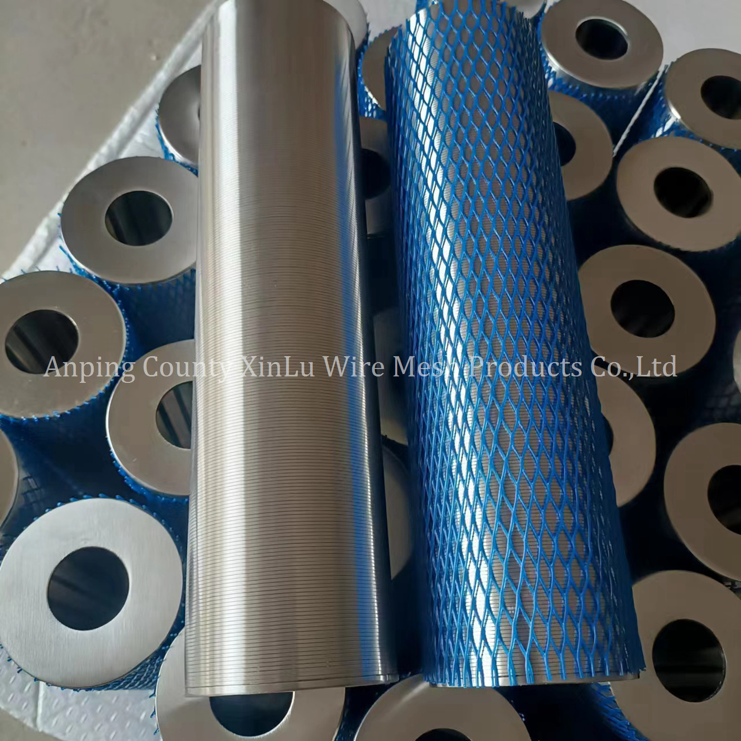 Q25 V Wire Continuous Slot Screen Tube / Filter Johnson Strainer Pipe with 50micron Slot Wedge Wire