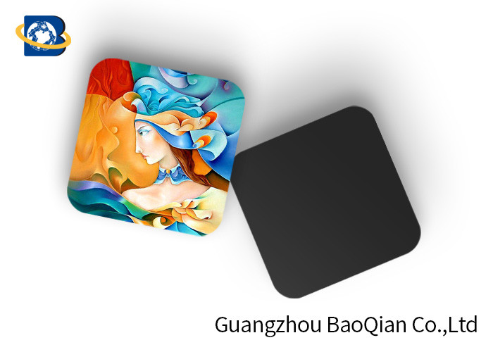 Square Wine Tea Cup Custom Printed Coasters 3D Lenticular Printing Service