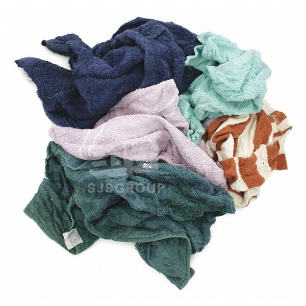 Industrial Rag Colors 100% Cotton 50lb packing industrial use Cleaning hotel