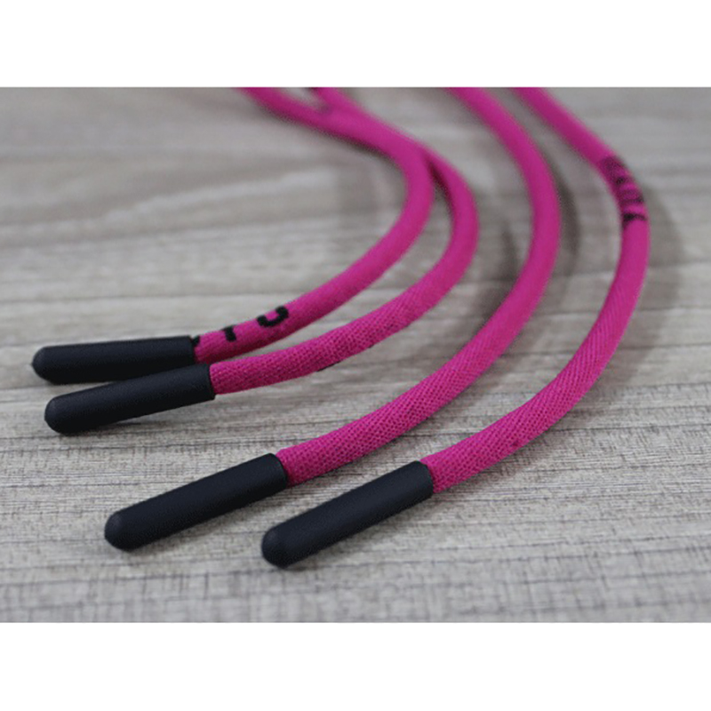 Round Jacquard Custom Shoelace 10mm Width Personalized Shoe Strings