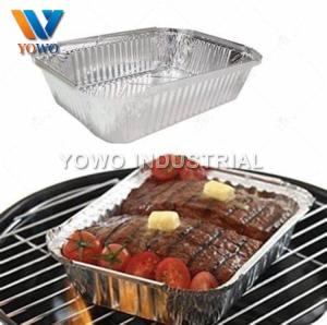 China 205*110*55mm 1.5lb Disposable Aluminum Foil Food Containers wholesale