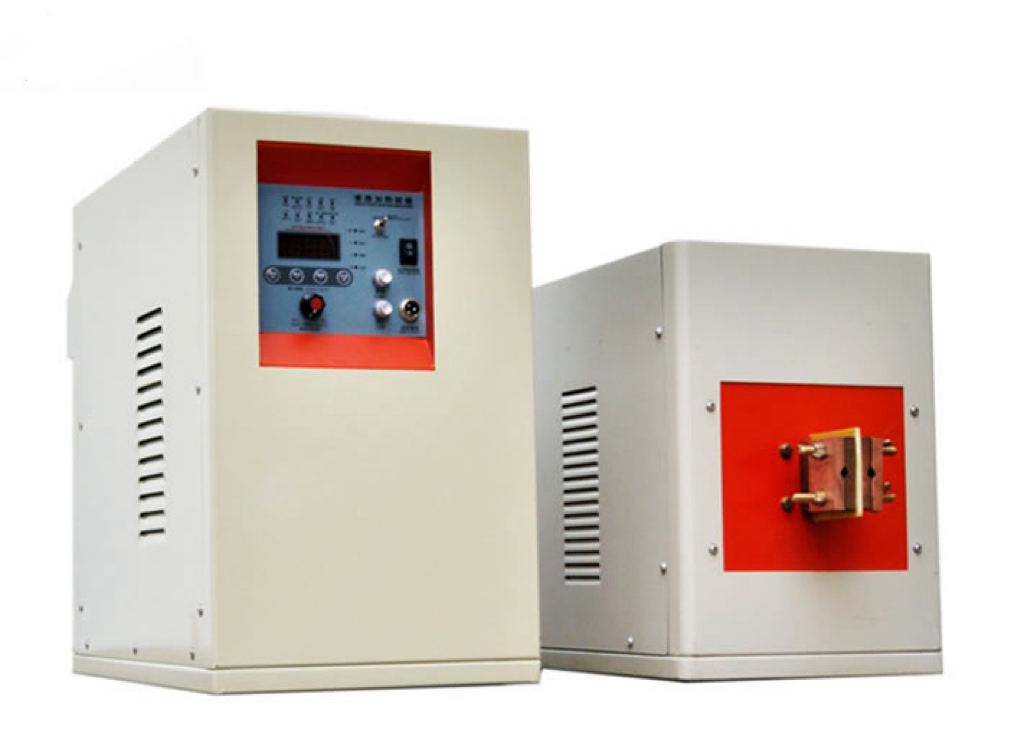 Horizontal Inductive Heater For Steel Parts Heat Treatment And Welding