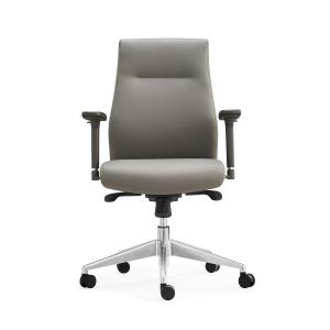 China Modern Home Cow Leather Office Swivel Chair Pvc Upholstery wholesale