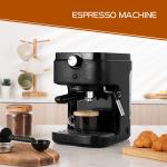15 Bar Pump Milk Steamer Frother Wand 0.9L Water Tank Espresso Cappuccino Latte