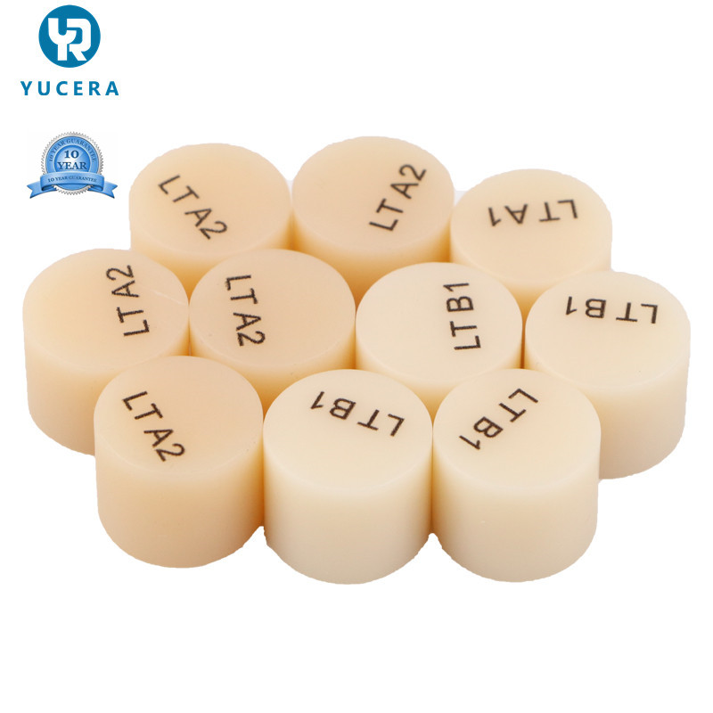 Affordable Price China lithium disilicate dental glass ceramic block 5Pcs/ Lot HT Dental Press Ingots