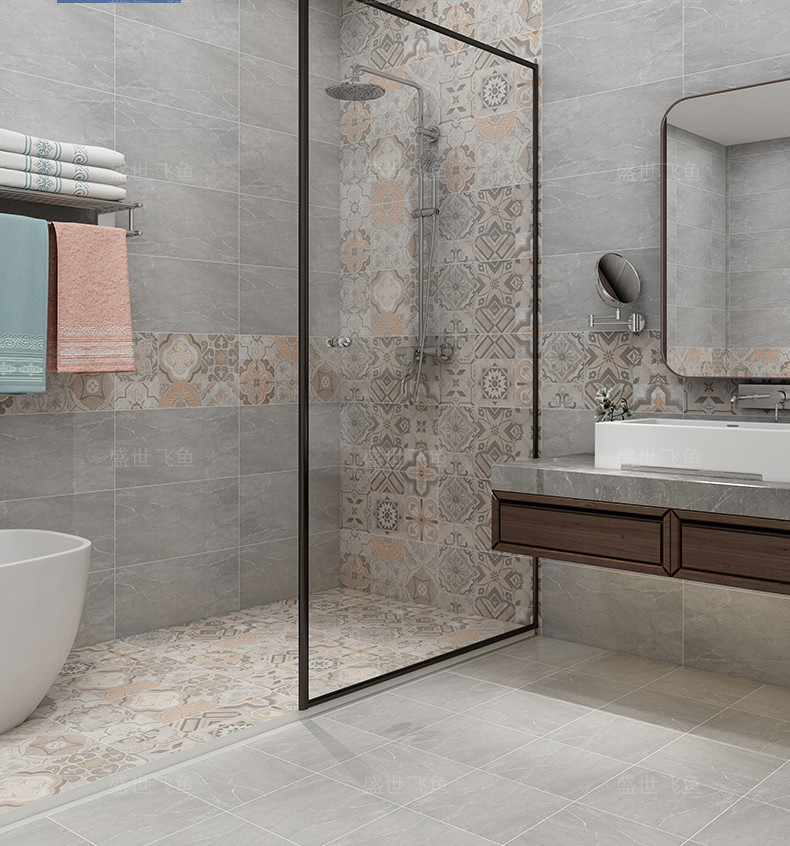 Living Room Decorative Polished 24 X24 Modern Porcelain Tile