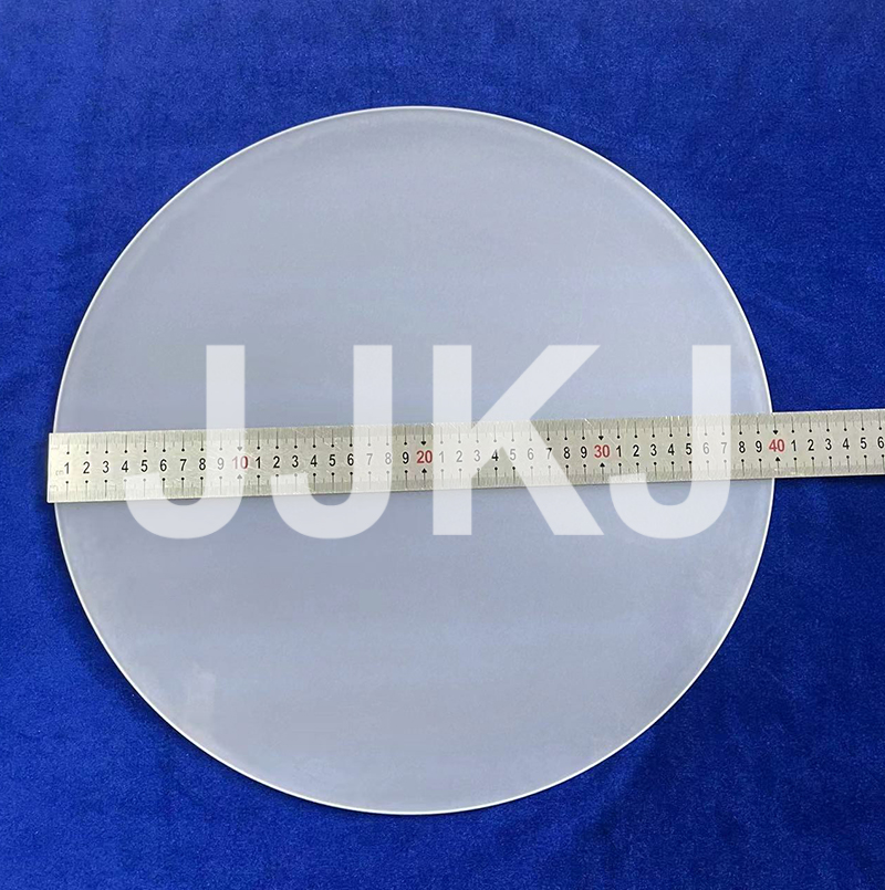 Diameter 420mm C-axis Single Crystal Sapphire Unpolished Sapphire Optical plate