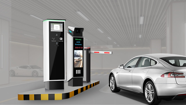 LPR Parking Access System Controller With License Plate Recognition Cameras