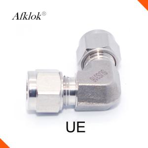 China SS316 Stainless Steel Union Elbow Compression Pipe Fittings wholesale