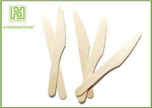 China FDA Food Grade Wood Eco Friendly Cutlery Disposable Wooden Knife Taste - free wholesale