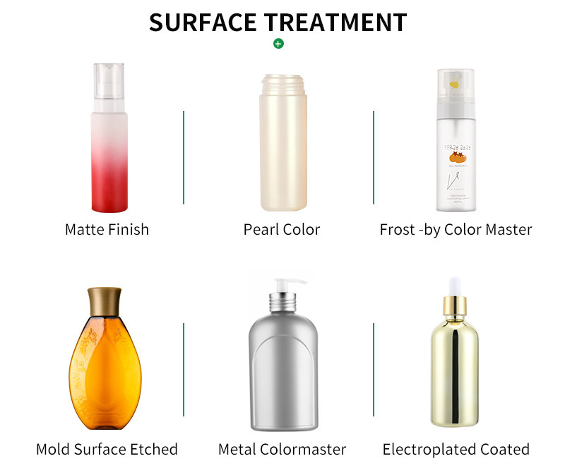 230ML OEM ODM Custom Plastic Bottles With Electroplated Lid For Toner