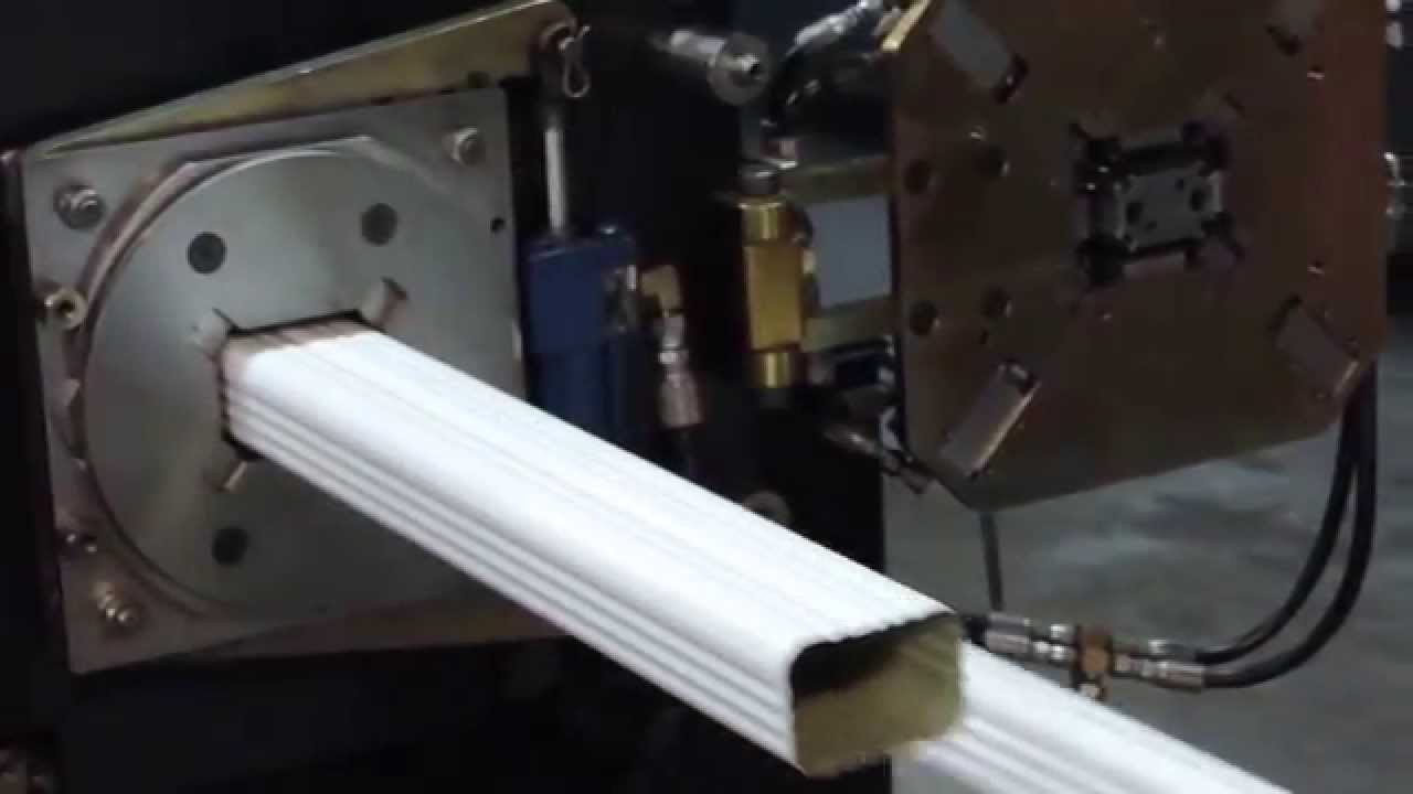 Fully Automatic Rectangle Square Round Rainwater Downpipe Roll Forming Machine Material Thickness 0.3-0.6mm