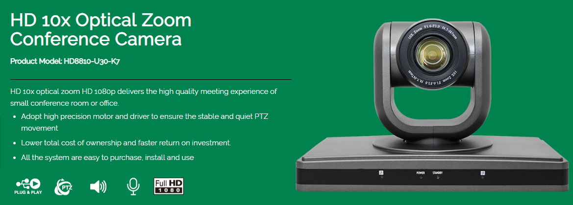 H88-U30 Series Premium Video PTZ Cameras Specification Sheet