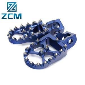 China STEP IGS Drawing CNC Auto Parts Aluminum Footpegs 210mm Length wholesale