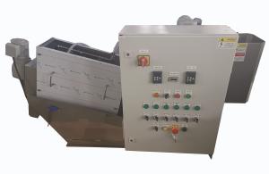 China SS304 6kg/H Screw Press Dewatering Machine Steel Sludge Wastewater Treatment Device wholesale