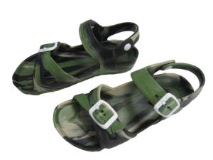 China Quick Dry Lightweight Camouflage 2 Band Slide Sandals wholesale
