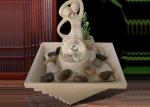 Hand Made Lady Glass Ball Indoor Waterfall Fountain