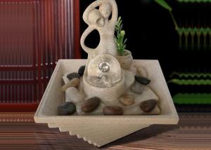 China Hand Made Lady Glass Ball Indoor Waterfall Fountain wholesale