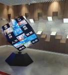 Outdoor Waterproof Special-shaped Screen Shop Signs Cube Advertising Screen LED