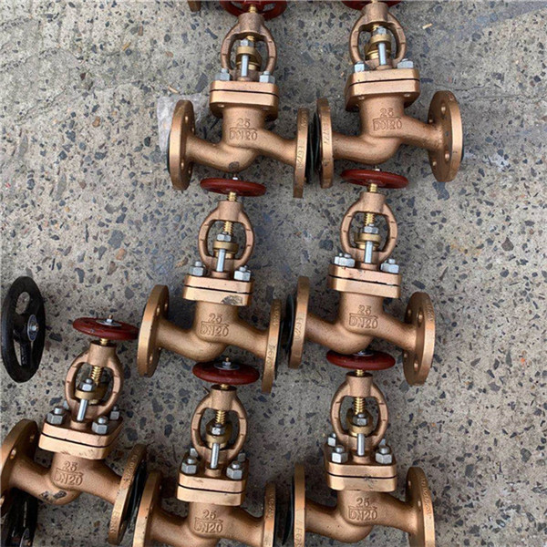 Marine Flange Bronze Sea Water Manual 80 ℃ Unidirectional Stop Check Valve