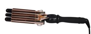 China Triple Wave curling iron JR-266-19# electroplate golde wholesale