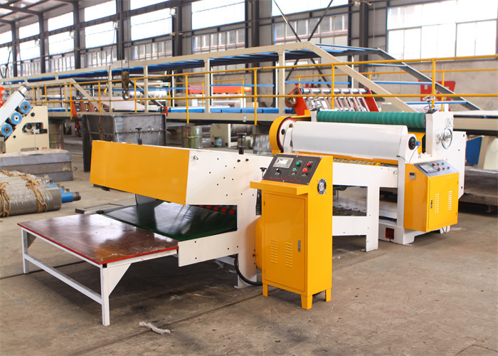 Corrugated Cardboard NC Cutter Machine Paper Board Reel Sheet Cutter With Stacker