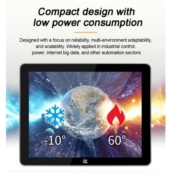 15 Inch Wall-mounted Industrial Control Touch Integrated Machine 4K HD Interface 1920x1080 OEM ODM Embedded LCD Display for ATM ROHS Certified