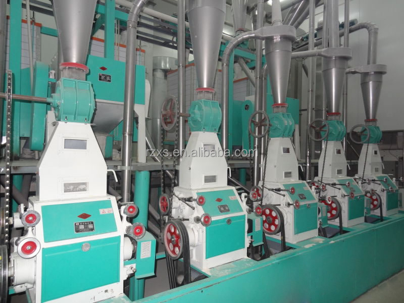 120 Ton Per 24 Hour Automatic Roller Corn Wheat Grinder Bread Flour Milling Machine in Bangladesh